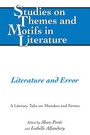 Cover: Literature and Error - Peter Lang Verlag