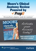 Cover: Moore's Clinical Anatomy Review Powered by PrepU - LWW