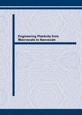 Cover: Engineering Plasticity from Macroscale to Nanoscale - Trans Tech Publications Ltd