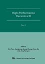 Cover: High-Performance Ceramics III - Trans Tech Publications Ltd
