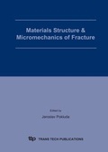 Cover: Materials Structure & Micromechanics of Fracture - Trans Tech Publications Ltd