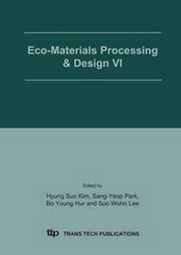 Enlarge image Cover: Eco-Materials Processing & Design VI - Trans Tech Publications Ltd