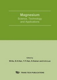 Enlarge image Cover: Magnesium - Science, Technology and Applications - Trans Tech Publications Ltd