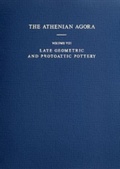 Cover: Late Geometric and Protoattic Pottery - American School of Classical Studies at Athens