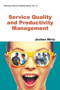 Cover: Service Quality And Productivity Management - World Scientific Publishing Co Inc (USA)