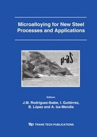 Enlarge image Cover: Microalloying for New Steel Processes and Applications - Trans Tech Publications Ltd