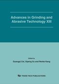 Cover: Advances in Grinding and Abrasive Technology XIII - Trans Tech Publications Ltd