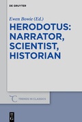 Cover: Herodotus - narrator, scientist, historian - De Gruyter