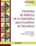 Cover: Elementos de did&aacute;ctica de la matem&aacute;tica para el profesor de Secundaria - Ediciones Pir&aacute;mide