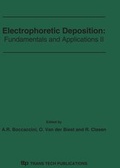 Cover: Electrophoretic Deposition: Fundamentals and Applications II - Trans Tech Publications Ltd