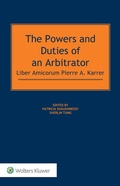 Cover: The Powers and Duties of an Arbitrator - Kluwer Law International