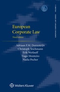 Cover: European Corporate Law - Kluwer Law International