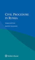 Abbildung von: Civil Procedure in Russia - Kluwer Law International
