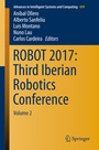 Cover: ROBOT 2017: Third Iberian Robotics Conference - Springer