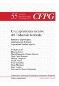 Cover: Giurisprudenza recente del Tribunale federale - Helbing & Lichtenhahn