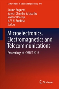 Enlarge image Cover: Microelectronics, Electromagnetics and Telecommunications - Springer