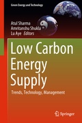 Cover: Low Carbon Energy Supply - Springer