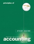 Cover: Principles of Accounting 1/e,Study Guide with e Working Papers Ch 1-12 - Pearson