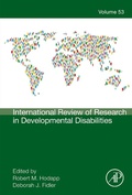 Cover: International Review of Research in Developmental Disabilities - Academic Press