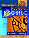 Cover: Research Navigator Guide for Abnormal Psychology (Valuepack item only) - Pearson