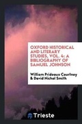 Cover: Oxford Historical and Literary Studies, Vol. 4 - Trieste Publishing