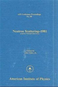 Abbildung von: Neutron Scattering - 1981 - American Institute of Physics