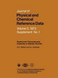 Abbildung von: Physical and Thermodynamic Properties of Aliphatic Alcohols - American Institute of Physics