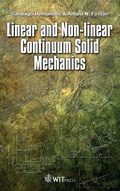 Cover: Linear and Non-Linear Continuum Solid Mechanics - WIT Press