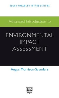 Enlarge image Cover: Advanced Introduction to Environmental Impact Assessment - Edward Elgar Publishing