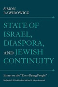 Cover: State of Israel, Diaspora, and Jewish Continuity - Brandeis University Press