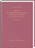 Cover: Katalog der festl&auml;ndischen Handschriften des neunten Jahrhunderts (mit Ausnahme der wisigotischen). Gesamtregister - Harrassowitz Verlag
