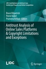 Cover: Antitrust Analysis of Online Sales Platforms & Copyright Limitations and Exceptions - Springer