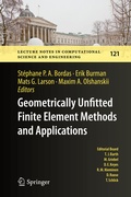 Cover: Geometrically Unfitted Finite Element Methods and Applications - Springer