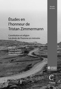 Cover: Etudes &agrave; la m&eacute;moire de Tristan Zimmermann - Schulthess Juristische Medien