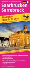 Cover: Publicpress Stadtplan Saarbr&uuml;cken / Sarrebruck, 1:14.000 1:14.000 - freytag & berndt