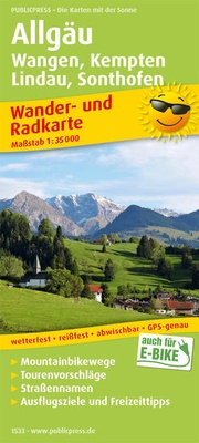 Abbildung von: Allgäu, Wangen, Kempten, Lindau, Sonthofen - Freytag-Berndt und ARTARIA