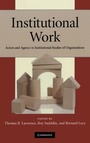 Cover: Institutional Work - Cambridge University Press