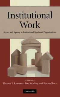 Enlarge image Cover: Institutional Work - Cambridge University Press