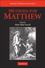 Cover: Methods for Matthew - Cambridge University Press