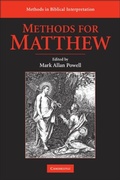 Cover: Methods for Matthew - Cambridge University Press