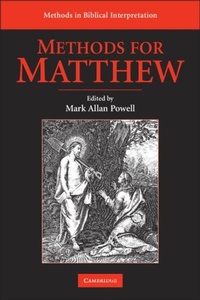 Enlarge image Cover: Methods for Matthew - Cambridge University Press