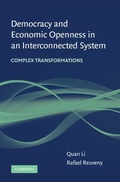 Cover: Democracy and Economic Openness in an Interconnected System - Cambridge University Press