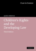 Cover: Children's Rights and the Developing Law - Cambridge University Press