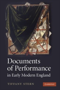 Enlarge image Cover: Documents of Performance in Early Modern England - Cambridge University Press