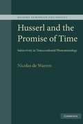 Cover: Husserl and the Promise of Time - Cambridge University Press