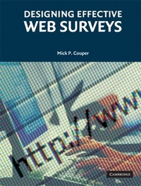 Enlarge image Cover: Designing Effective Web Surveys - Cambridge University Press