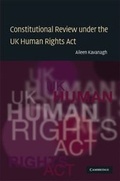 Cover: Constitutional Review under the UK Human Rights Act - Cambridge University Press