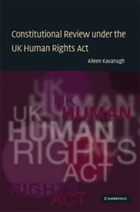 Enlarge image Cover: Constitutional Review under the UK Human Rights Act - Cambridge University Press