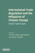 Cover: International Trade Regulation and the Mitigation of Climate Change - Cambridge University Press
