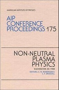 Enlarge image Cover: Non-Neutral Plasma Phsysics - American Institute of Physics